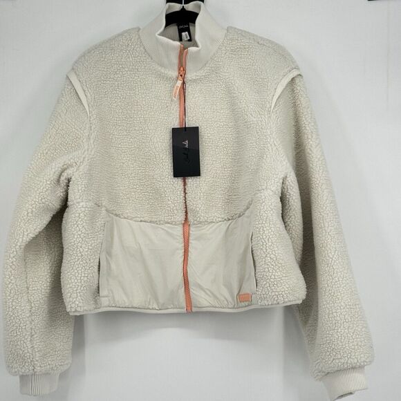 Bad Birdie Women’s The Cozy Jacket - White Onyx Size Large Nwt - Picture 1 of 10